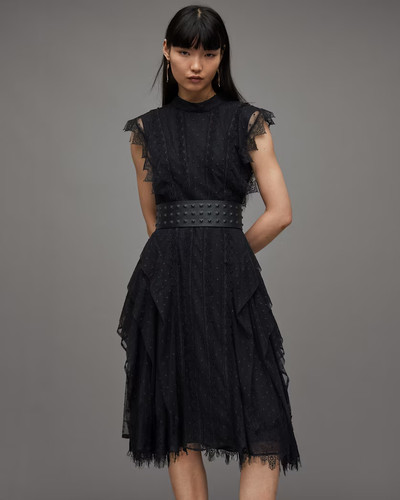 Allsaints freya black lace - allsaints,