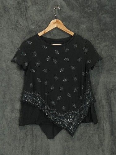 All saints top womens black - top,