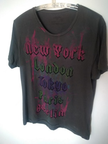 All saints grey cities shirt - cities, t-shirt
